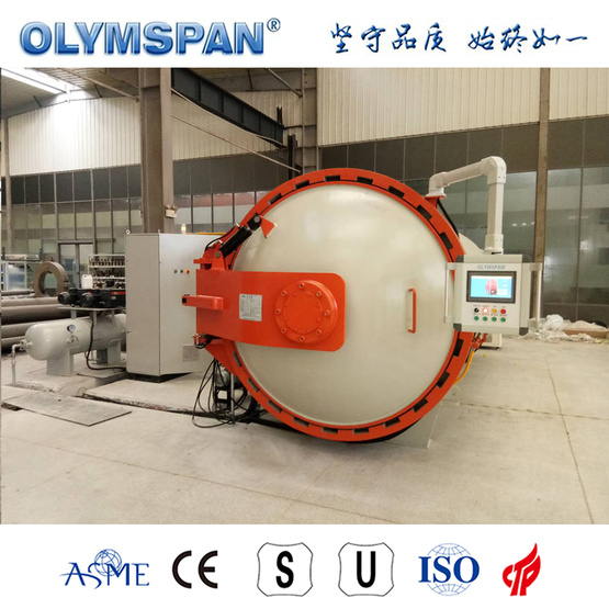 ASME standard small fiber glass part autoclave