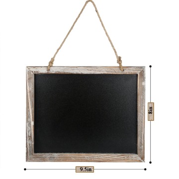 Vintage Framed hanging Kitchen Chalkboard 3.8*9.5 inch Decorative Chalk Board for Rustic Wedding Signs