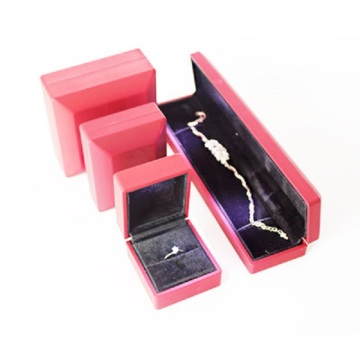 Customized PU Leather Necklace Ring Packaging Box
