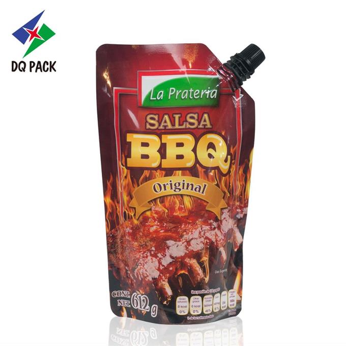 BBQ Stand up pouch with spout Sauce Packaging