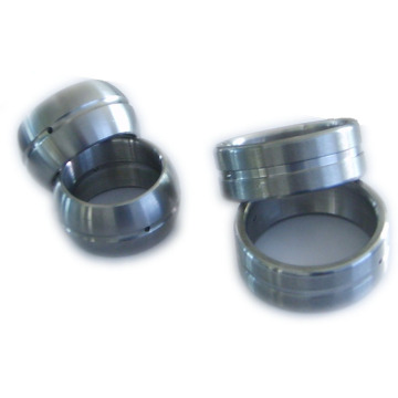 Knuckle bearing rings with bearing steel