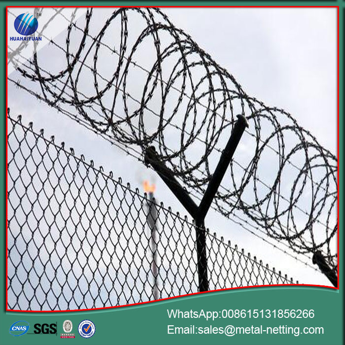 chain link security fence diamond wire fence