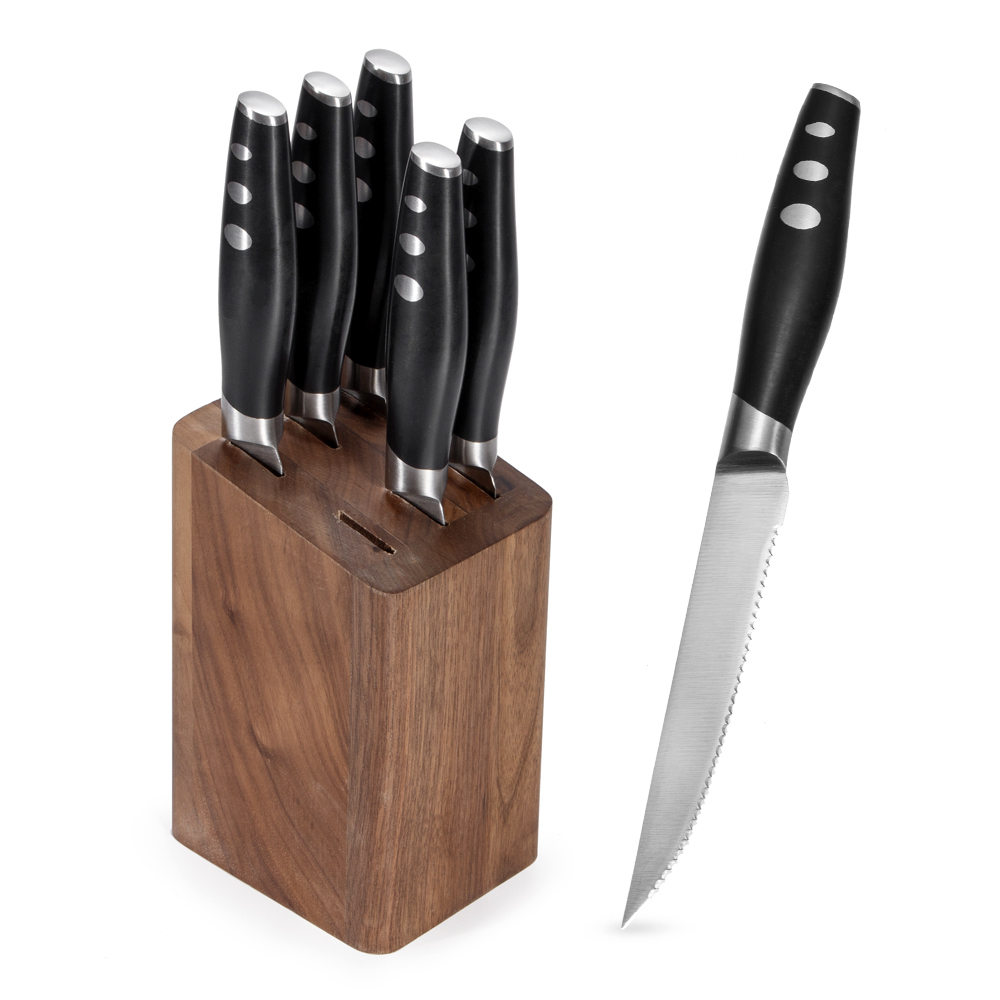 Serrated Steak Knives with Bolsters