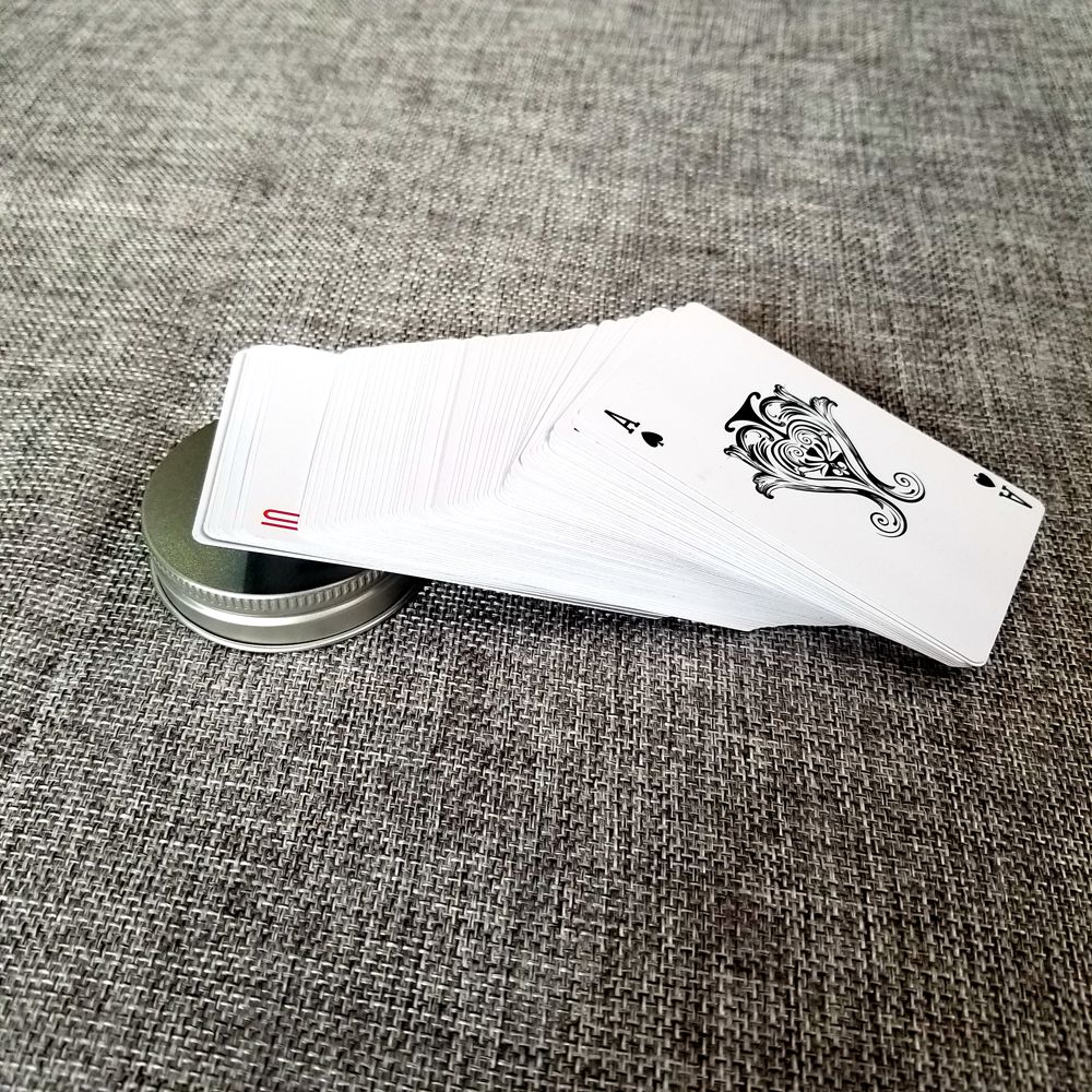Poker Card with Linen
