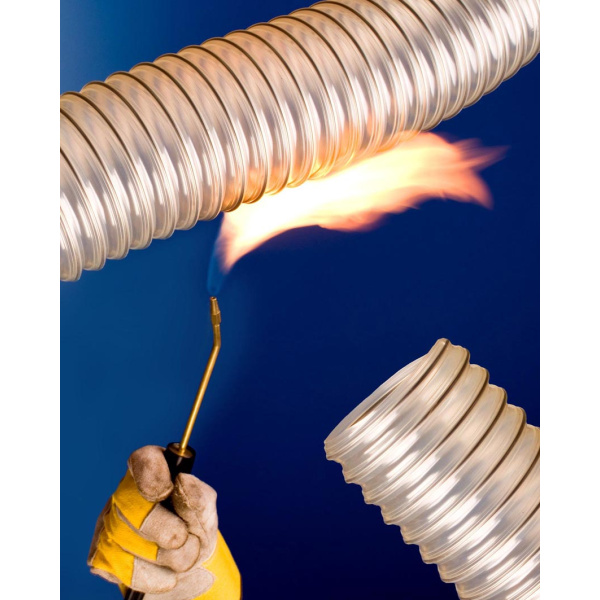 VACUFLEX Flame Retardant PU Hose For Woodworking Industry