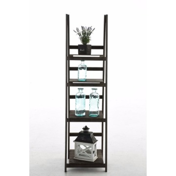 Folding Plant Flower Stand 2-Tier Wooden Holder Pot Rack Shelf Storage Display