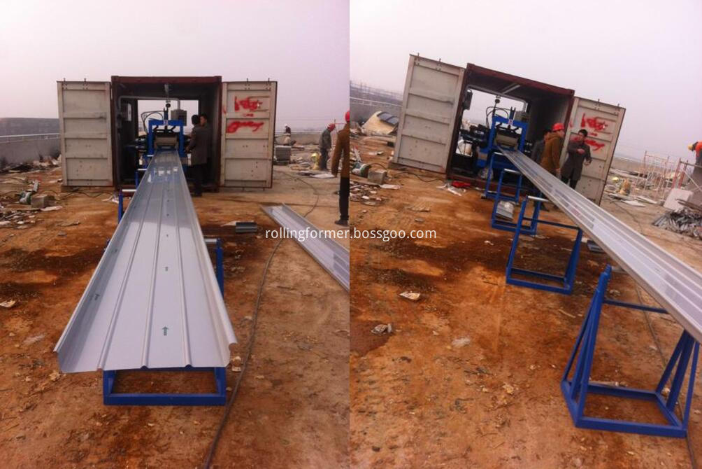 standing seam panel rollfoming line 9