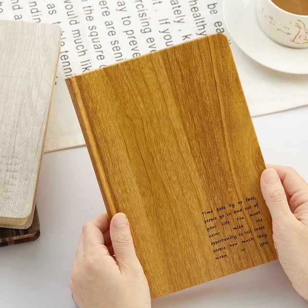 Noterbook Decorative waterproof wood grain paper