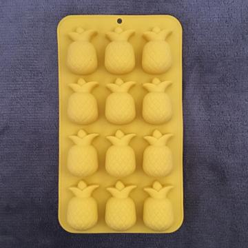 Pineapple shape multifunctional silicone ice box cake molds
