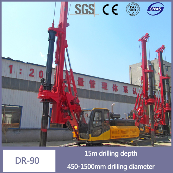 15 meter drilling rig/pile driver machine