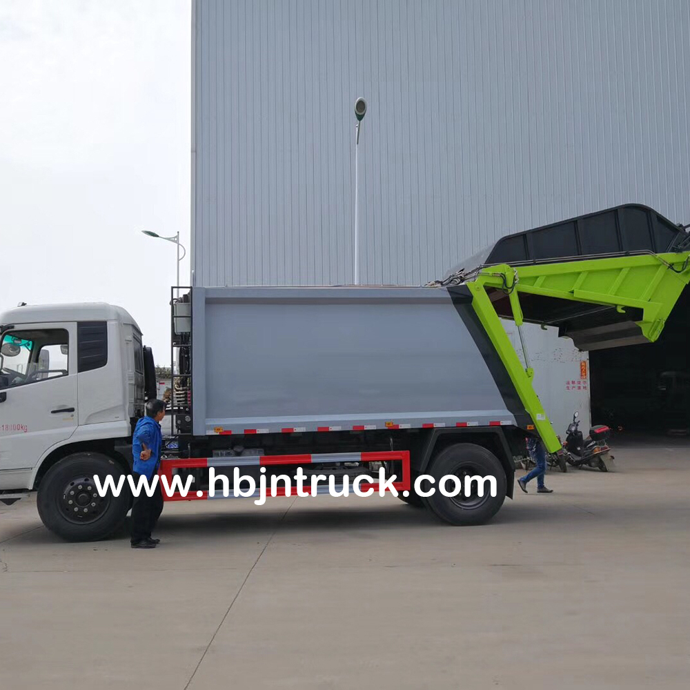 12 Cubic Meters Trash Compactor Truck