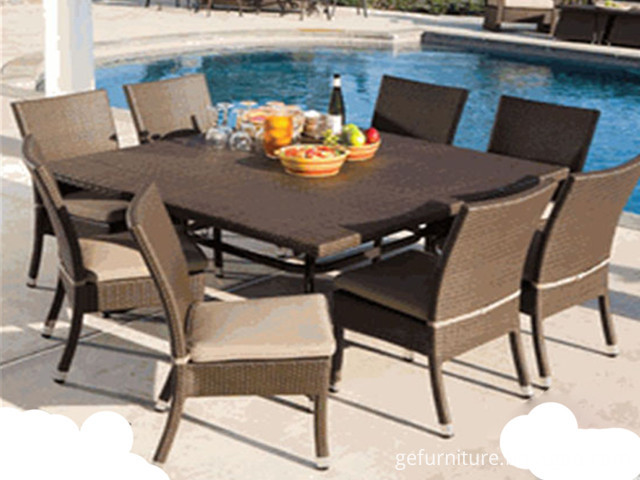 rattan dinning set 