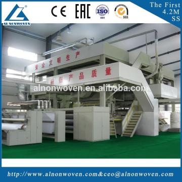 Hot selling AL-1600 S 1600mm PP spunbond non woven fabric making machine with low price