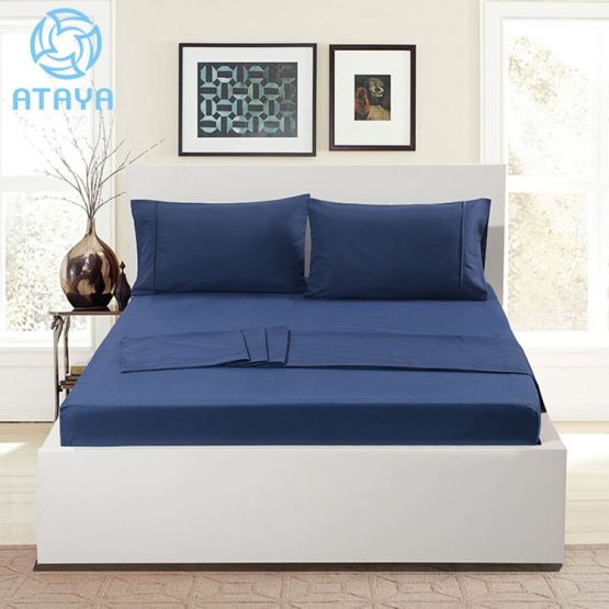 100% polyester sheet set cheap microfiber bedding set