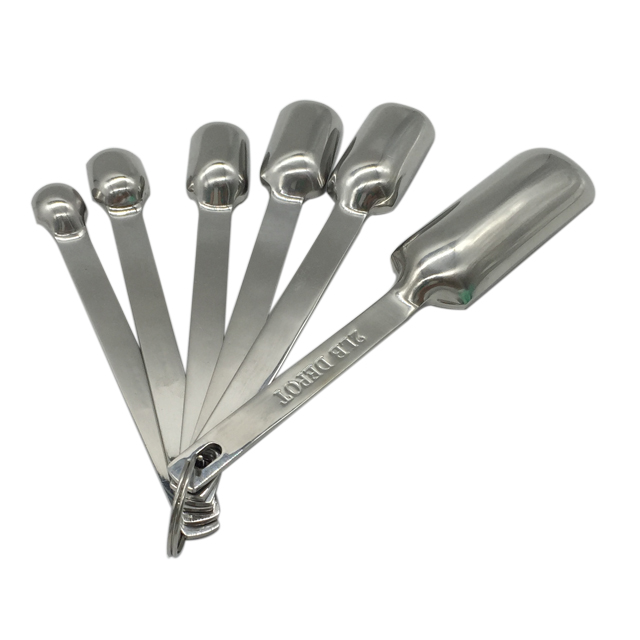 Food Grade 6pcs Stainless Steel Measuring Spoon Set 3