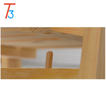 42*34.8*112.6cm 4 layers wooden corner storage rack shelf