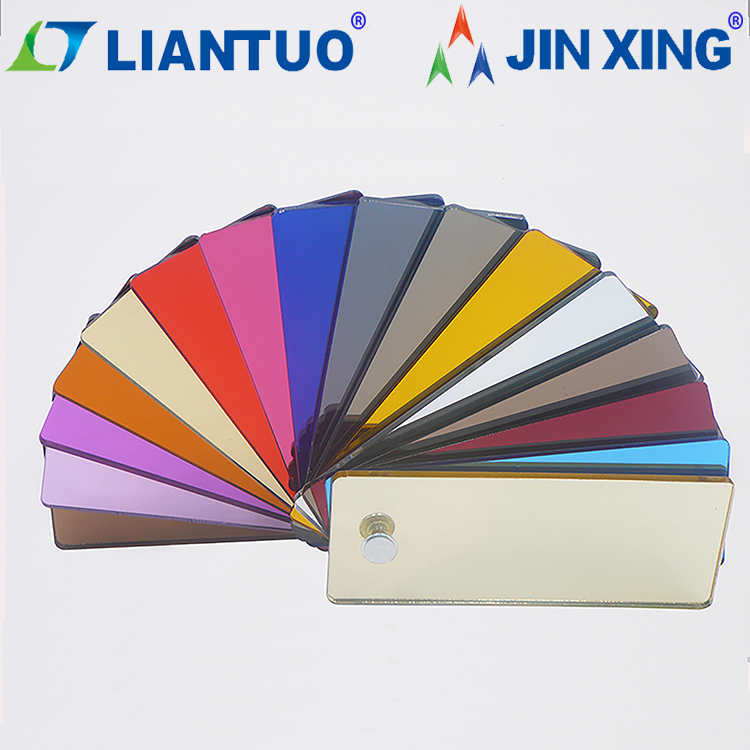 Acrylic Mirror sheets with multiple colors