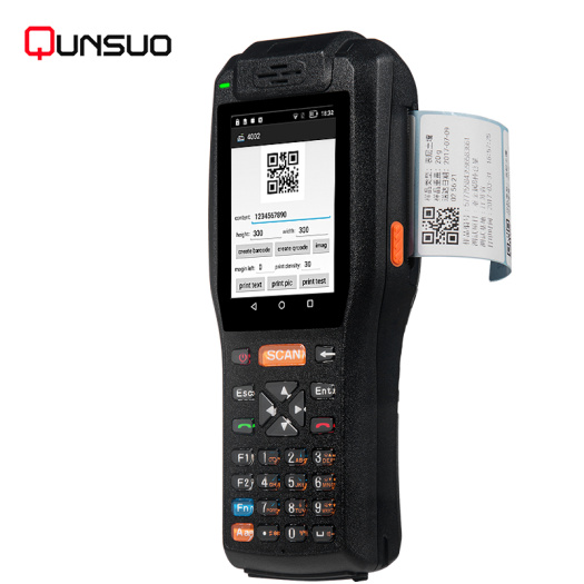 Industrial handheld RFID scanner PDA with charger base