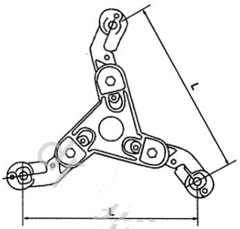 Three Bundle Spacer Damper