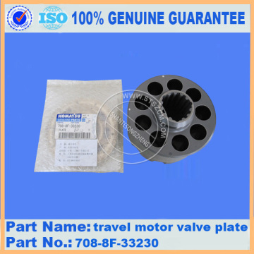 Travel motor valve plate 708-8F-33230 PC200-8 for komatsu excavator parts