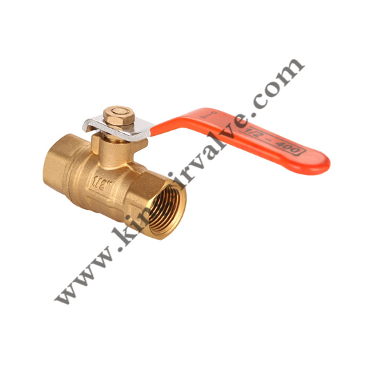 Red handle ball valve