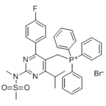 Phosphonium,[[4-(4-fluorophenyl)-6-(1-methylethyl)-2-[methyl(methylsulfonyl)amino]-5-pyrimidinyl]methyl]triphenyl-,bromide (1:1) CAS 885477-83-8