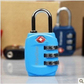 Portable Padlock Tsa Zinc Alloy Resettable Lock