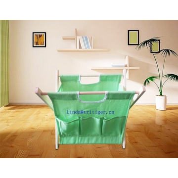 Wooden Collapsible laundry basket high capacity Washing Basket