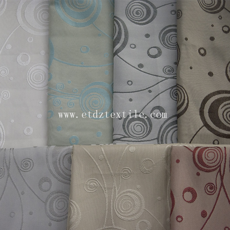 European Popular Yarn Dyed Curtain Fabric WZQ203 Grey