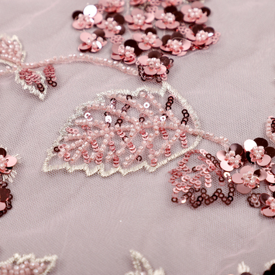 high quality sequins fabric lace