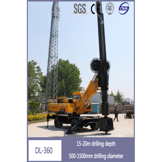 15-20 Meter Dl-360 Pile Driver Machine for Sale