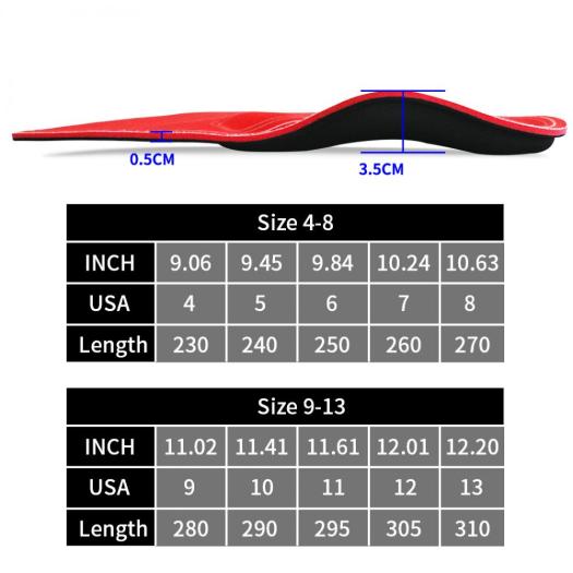 Arch Support Inserts Orthopedic Shoes Insoles Pad