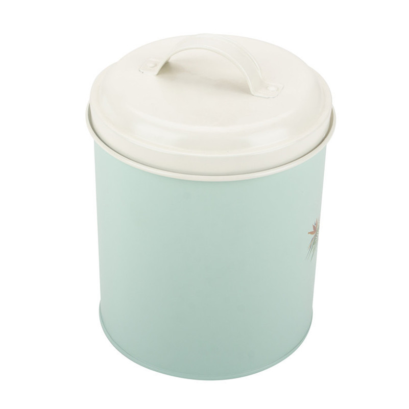 1 Cream Green Bread Bin