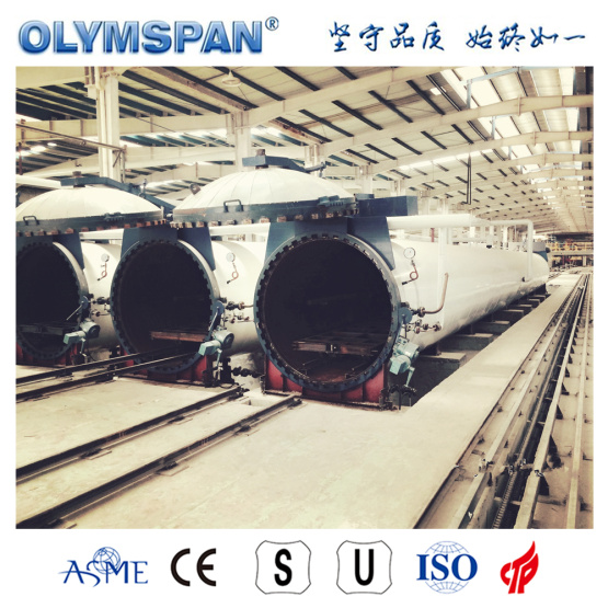 ASME standard cement CLC brick fabrication autoclave