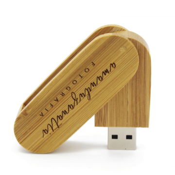 Wooden Swivel USB  Pen Drive