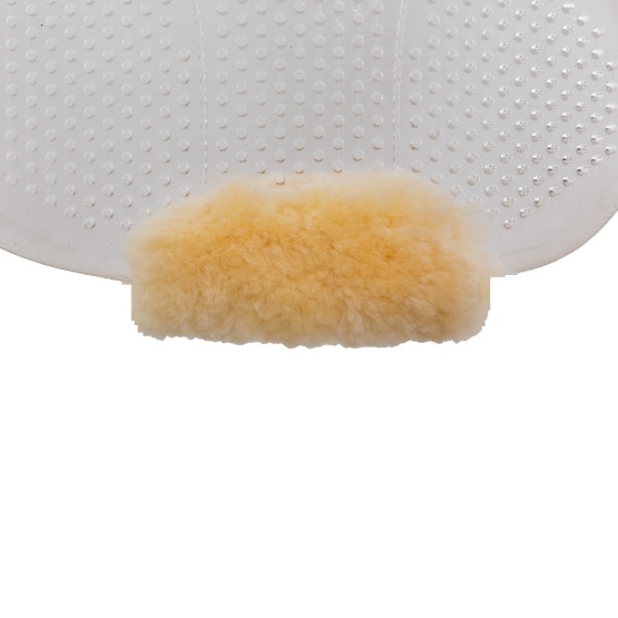 Transparent gel pad with half original sheepskin-Large