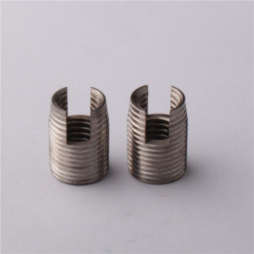 302 threaded inserts with cutting bores