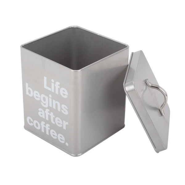 Metal Coffee Sugar Tea Canister Set