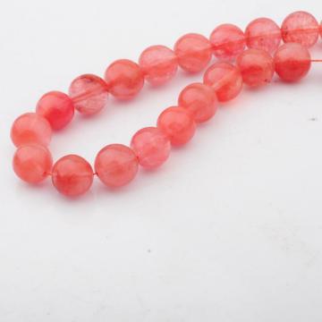 14MM Loose natural Gemstone Cherry Quartz Round Beads for Making jewelry