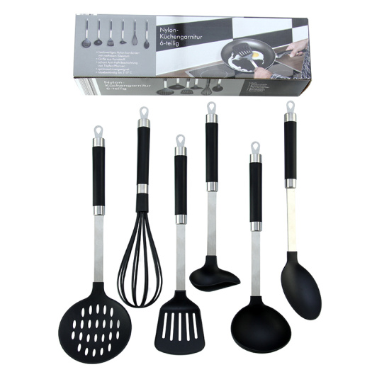 6 pieces food grade nylon kitchen utensils set