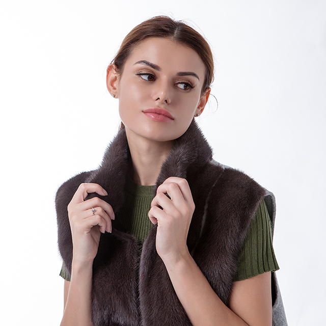 Fashion mink cashmere jacket