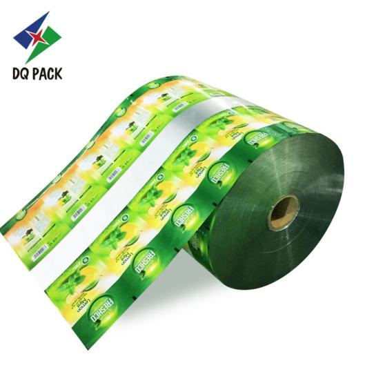 Plastic packaging roll stock for food