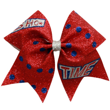 Custom Logo Dance Cheer Hair Bows