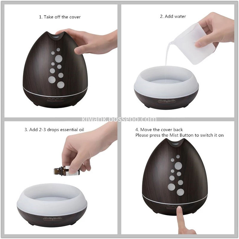 Smart Bluetooth Air Humidifier Aroma Diffuser