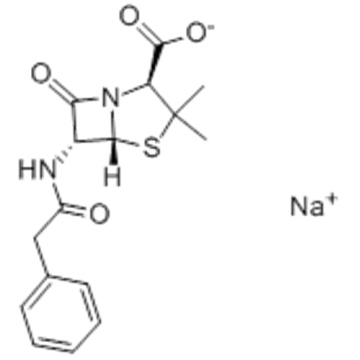 4-Thia-1-azabicyclo[3.2.0]heptane-2-carboxylicacid, 3,3-dimethyl-7-oxo-6-[(2-phenylacetyl)amino]- (2S,5R,6R)-, sodium salt(1:1) CAS 69-57-8