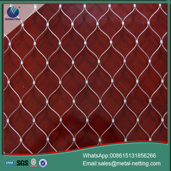 zoo mesh stainless steel rope netting