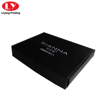 Black Corrugated Shipping Box for Shoes
