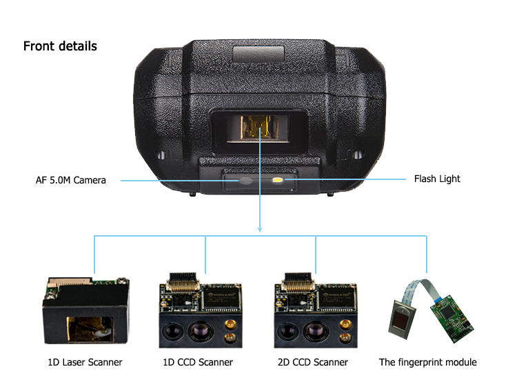 Barcode scanner PDA Android 1204 (5)