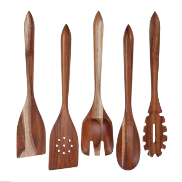 Wooden kitchen utensils set