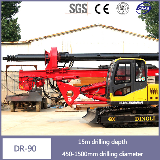 Dr-90 U Rig Pile Driver 15m Drilling Depth